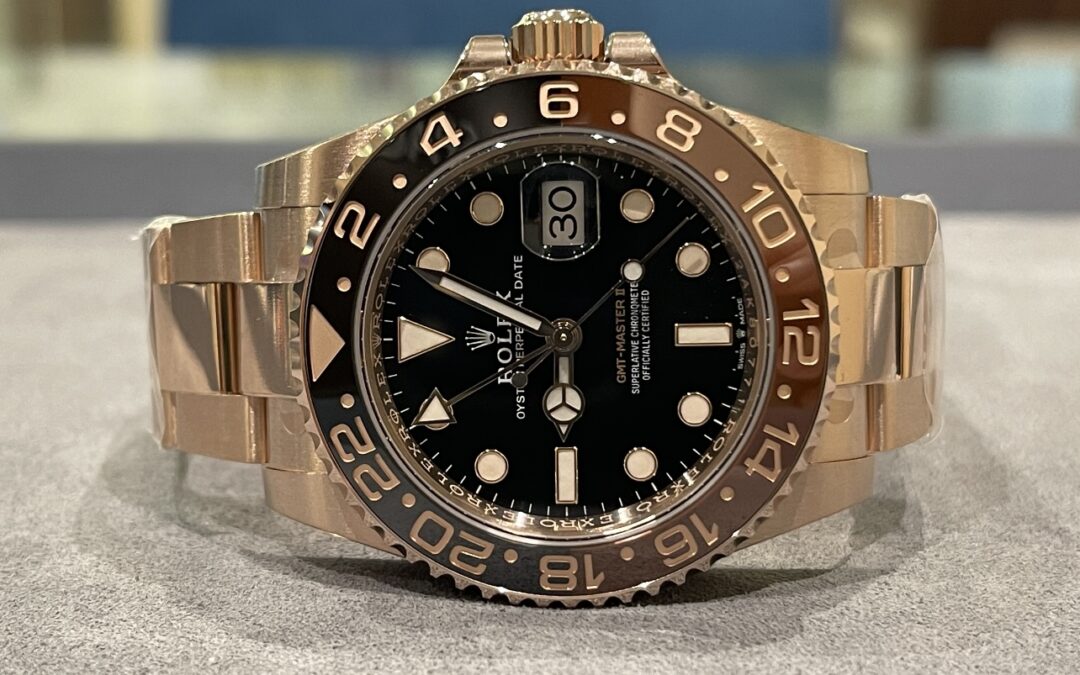 Rolex GMT Master II 126715CHNR 126715 Full Rose Gold Rootbeer
