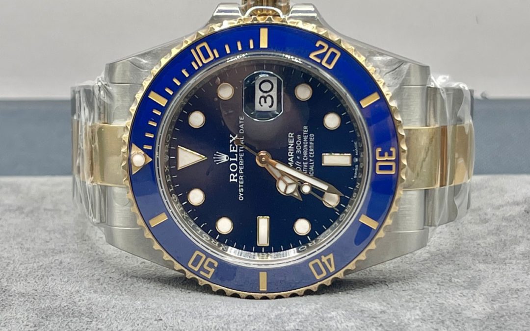 Rolex Submariner 126613lb Two Tone Yellow Gold Blue DIal