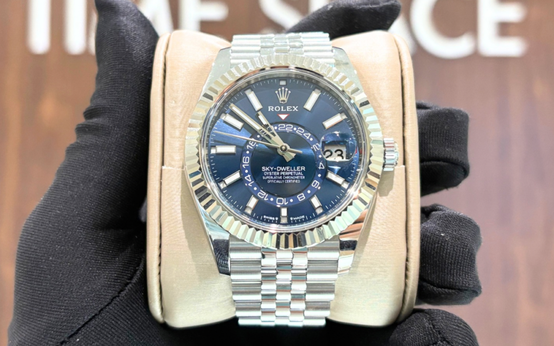 Rolex Sky Dweller 336934 Bright Blue Dial Jubilee Bracelet