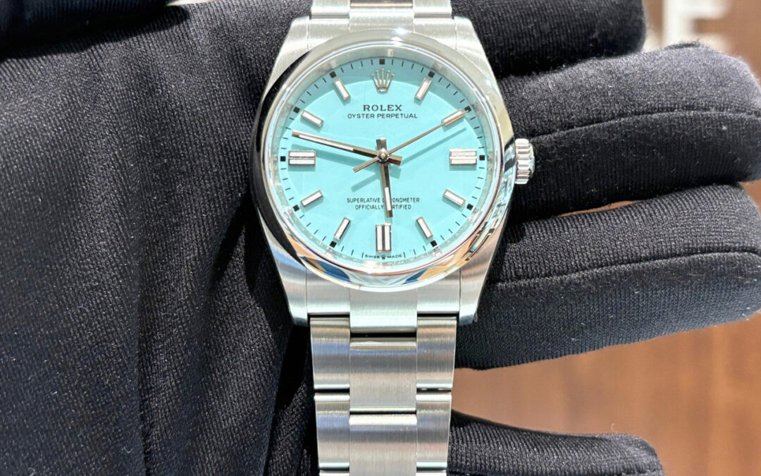 Brand New Rolex 126000 Sep 2025 Oyster Perpetual Tiffany Blue Dial 36mm [SOLD]