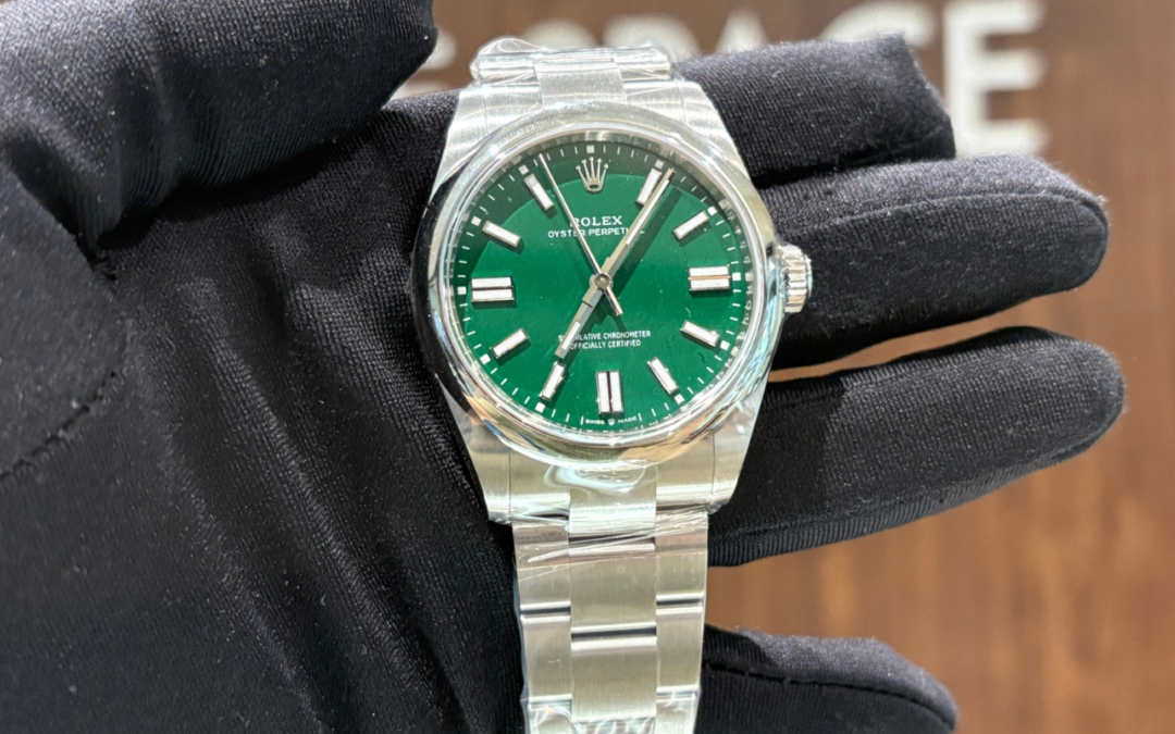 BRAND NEW Rolex Nov 2025 Oyster Perpetual 134300 Green dial 41mm 