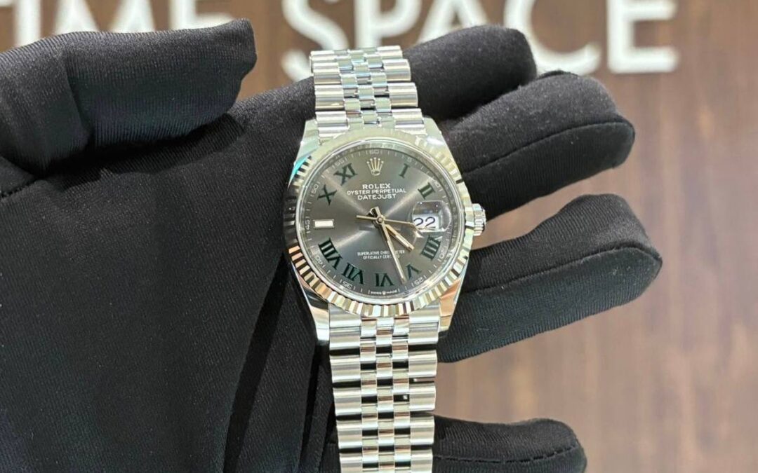 Brand New Rolex Feb 2026 Datejust Jubilee Bracelet Fluted Wimbledon Dial 36mm 126234