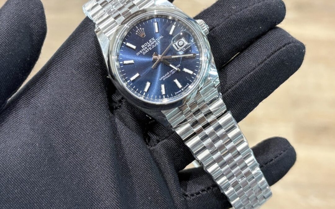 Brand New Rolex Sep 2025 Datejust Jubilee Bracelet Snooth Bezel Blue Dial 36mm 126200