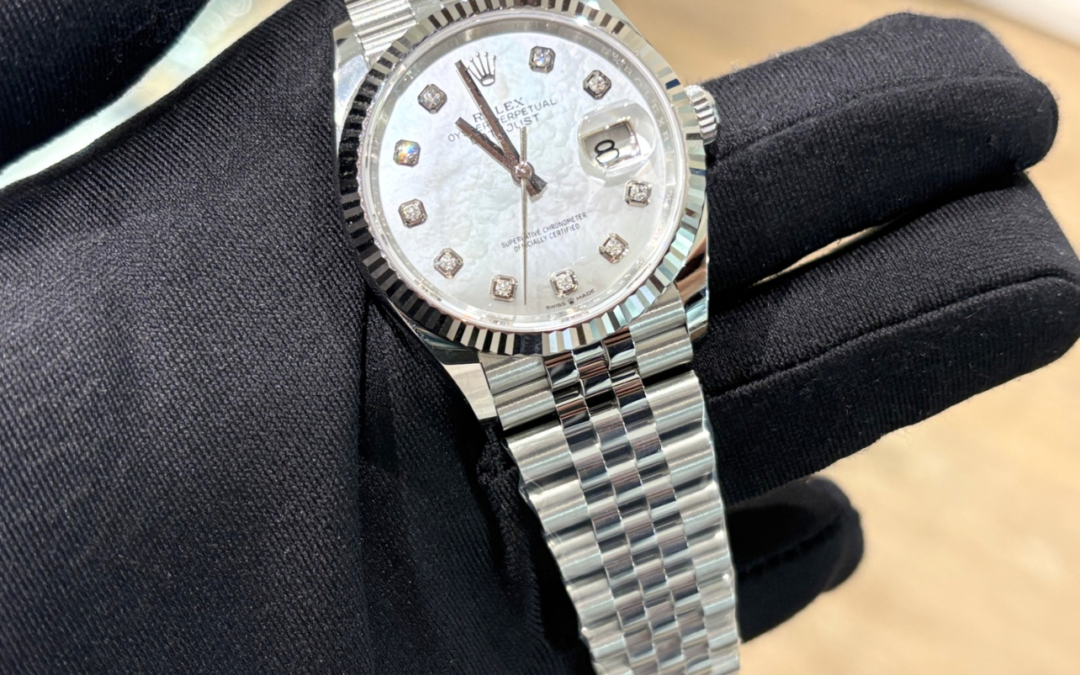 Brand New Rolex Apr 2026 Datejust Jubilee Bracelet Fluted Bezel White MOP Dial 36mm 126234