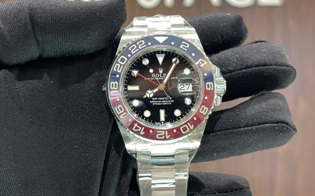 Full Factory Stickers Brand New Rolex May 2026 GMT Master II 126710blro Pepsi Oyster Bracelet