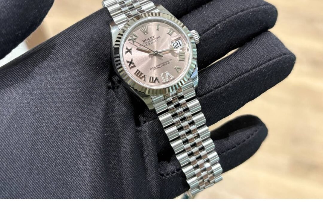 Rolex May 2026 Datejust Jubilee Bracelet Fluted Bezel Pink VI Diamonds Dial 31mm 278274