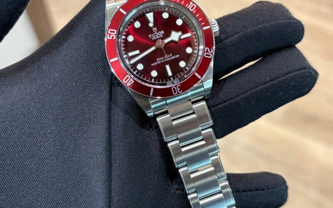 Brand New Tudor Black Bay 58 Sep 2026 7939A1A0RU Bright Red Burgundy Dial Oyster Bracelet